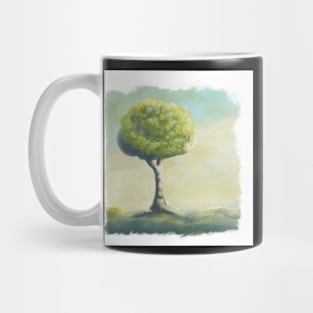 Tree on a hill Mug